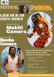 Festival Maïmouna Bangoura - Danses et percussions de Guinée avec Makiti Et Bamba Camara